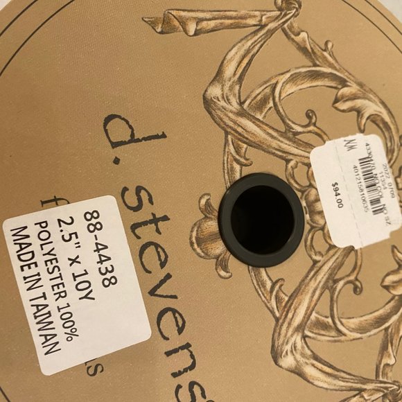 D. Stevens Sequined Ribbon, 2.5"W x 10 Yards - Picture 3 of 3